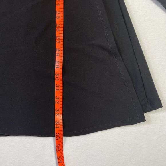 Fashion Nova Layla Fit & Flare Wrap Dress Mini V Neck Long Sleeves Black Size L - Picture 11 of 16